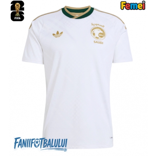 Arabia Saudită Echipament de Fotbal Replică Mondial 2026 Femei Deplasare Arabia Saudită Echipament de Fotbal Replică Mondial 2026 Femei Deplasare